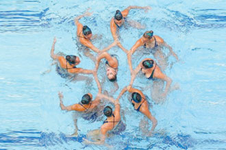 Πανελλήνιο Πρωτάθλημα Καλλιτεχνικής Συγχρονισμένης Kολύμβησης στη Βουλιαγμένη