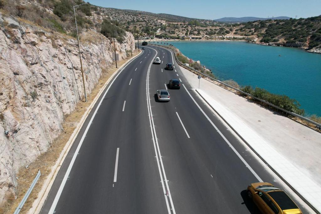 Λ. Αθηνών-Σουνίου: Ενισχύονται οι μηχανισμοί ασφαλείας και αποτροπής παράνομων προσπεράσεων